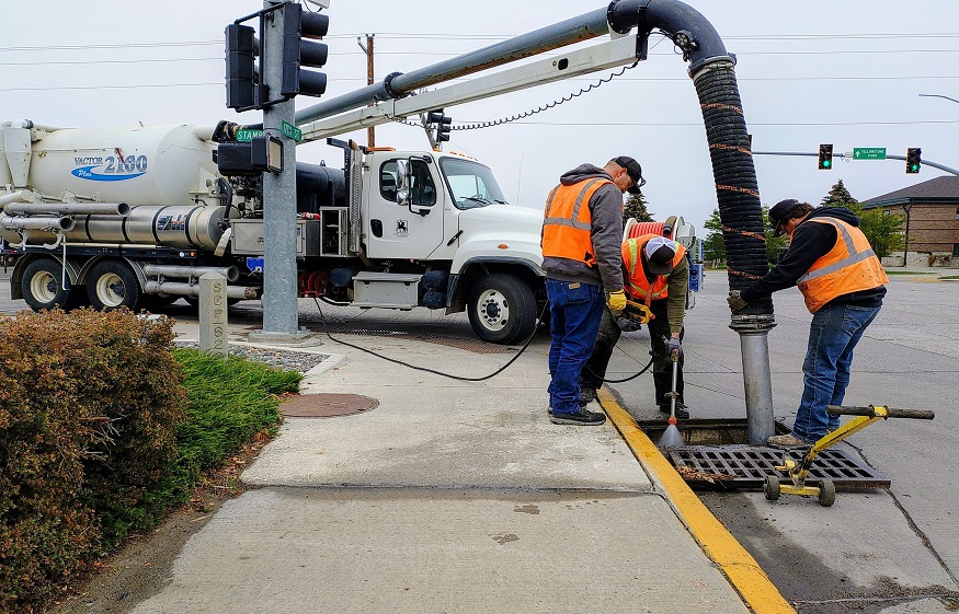 Stormwater drain cleaning